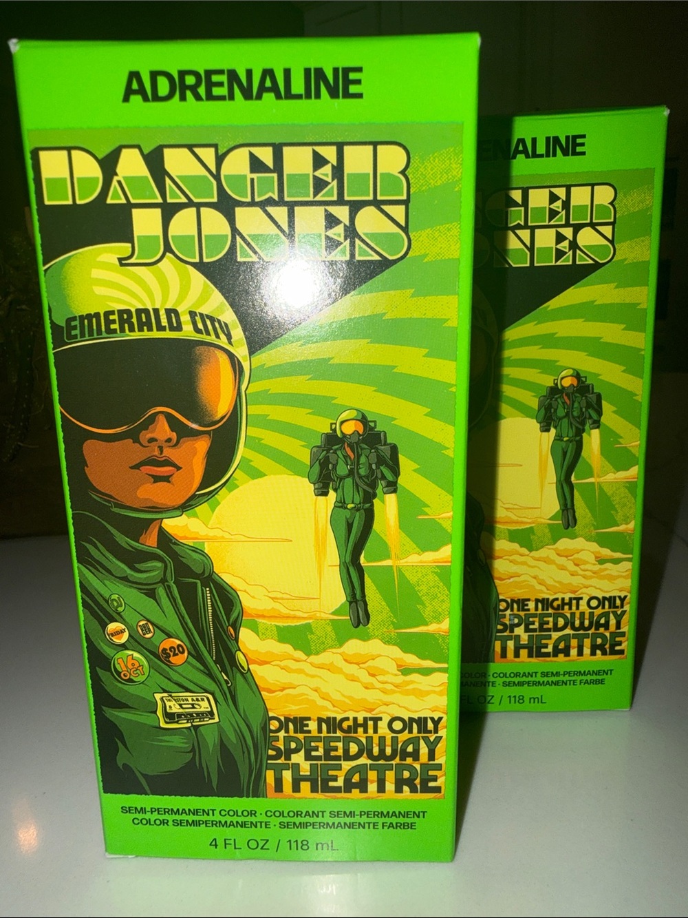 2 NIB Danger Jones Emerald City Semi-Permanent Hair Color - Green
